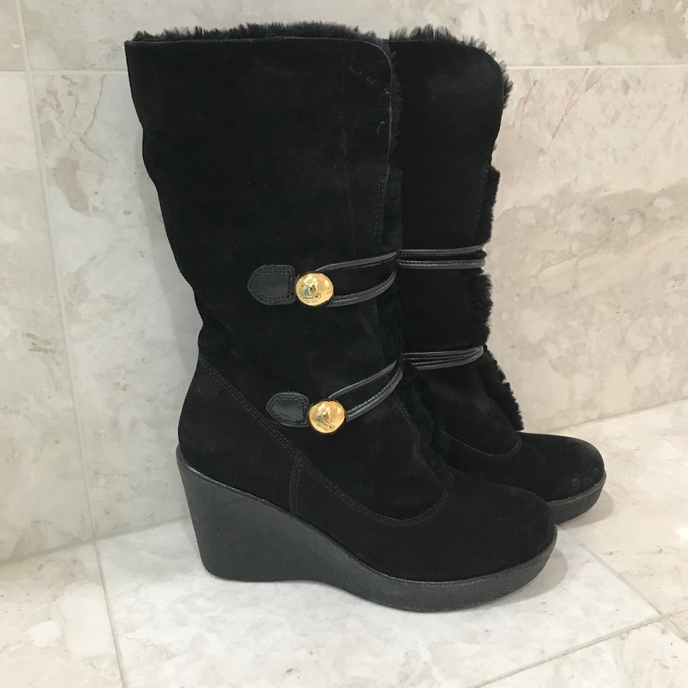 COPY - VGUC COACH Winter Boots SZ 6.5 Black